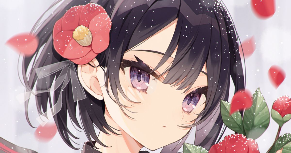  山茶花插画特辑 