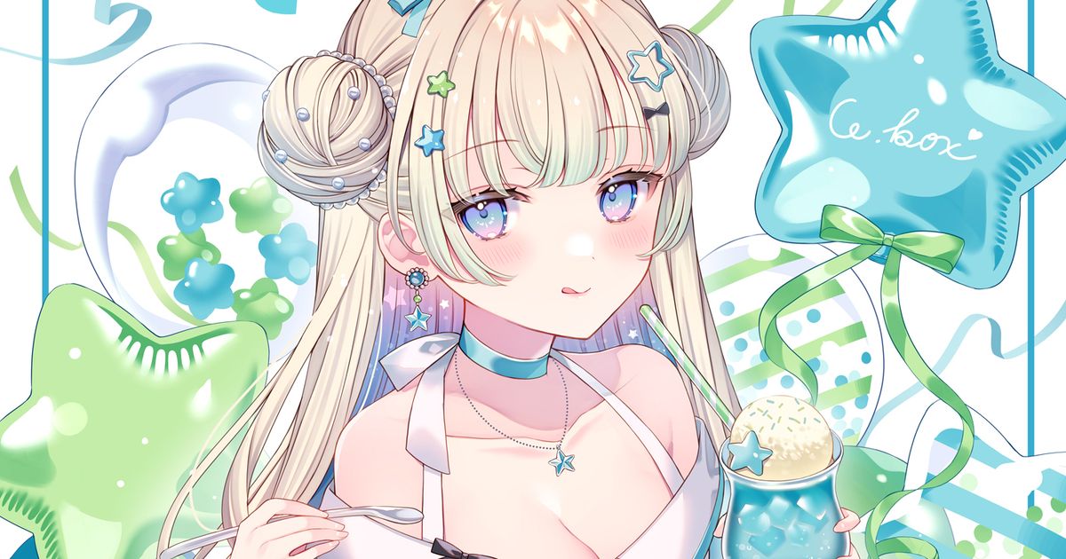  丸子头插画特辑 