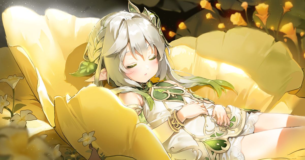  花与女子插画特辑 