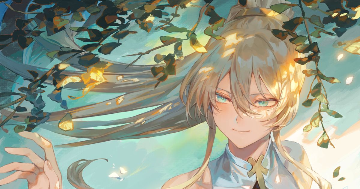  马尾女子插画特辑 