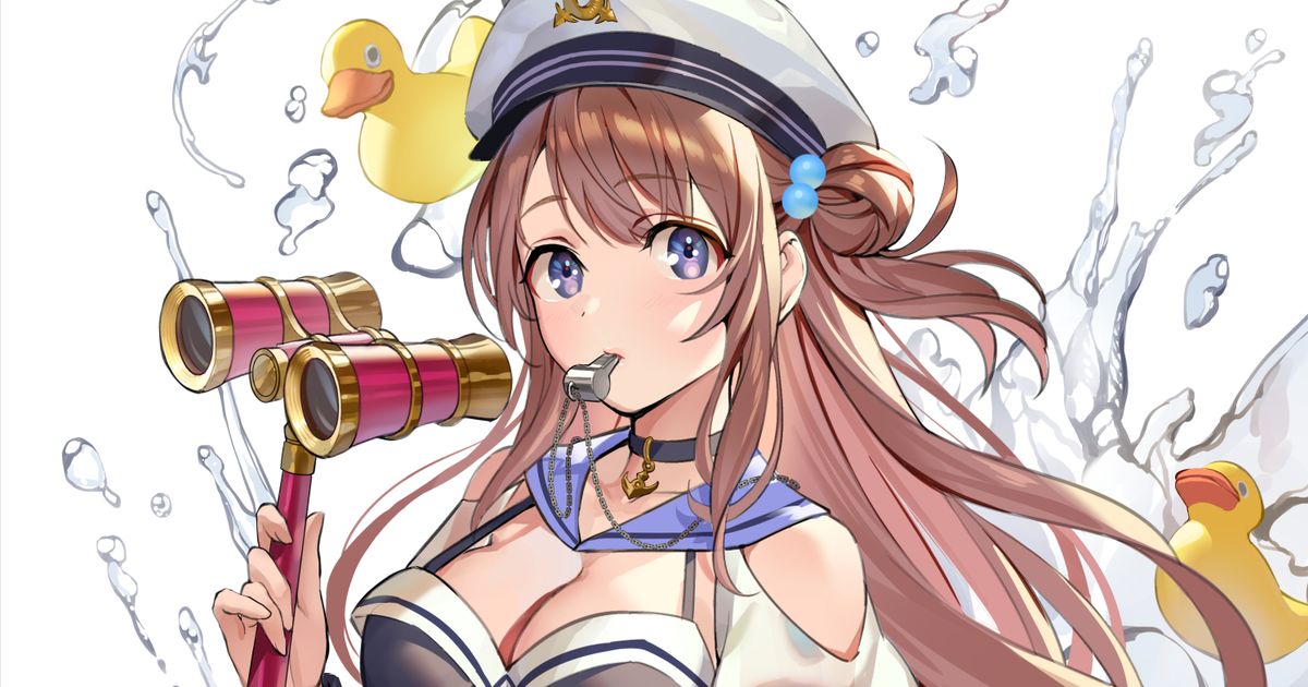  水手风穿搭插画特辑 
