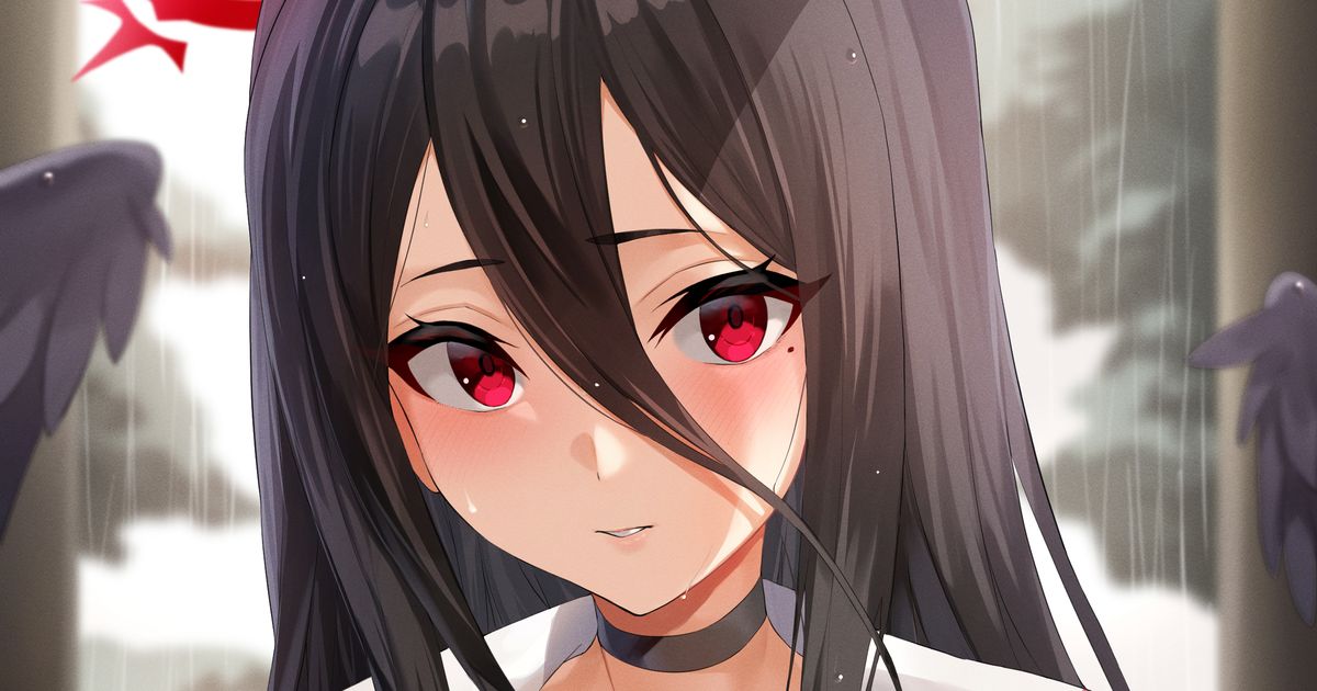  泪痣女子插画特辑 
