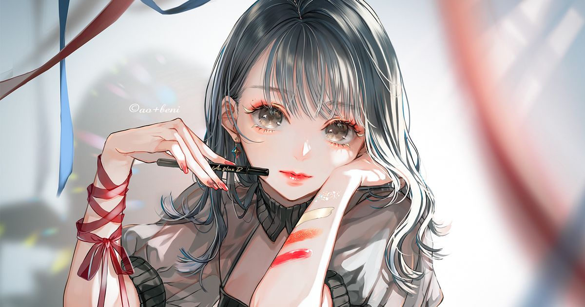  化妆品插画特辑 
