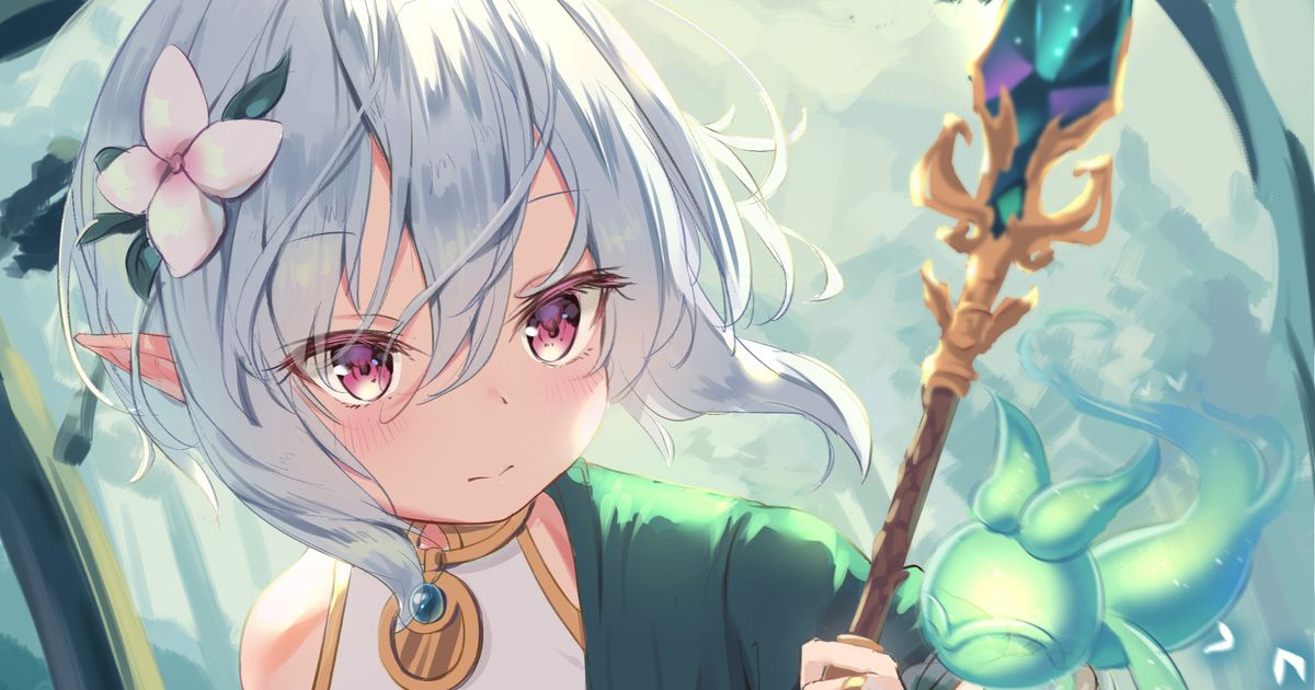  森林和女子插画特辑 