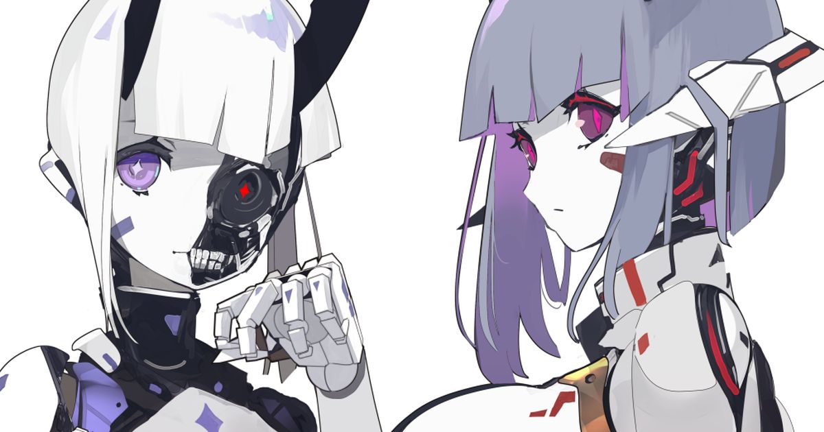 Drawings Featuring Androids - Blurring the Line Between Humans and Robots