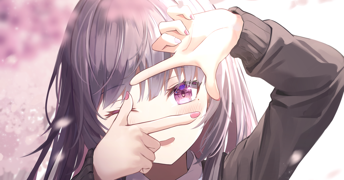 Drawings of Characters With Pink Nails - Pretty in Pink ♡