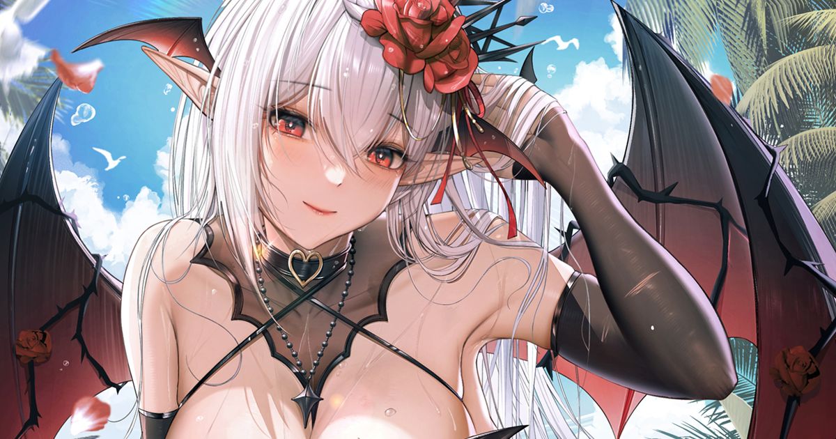  恶魔女孩插画特辑 