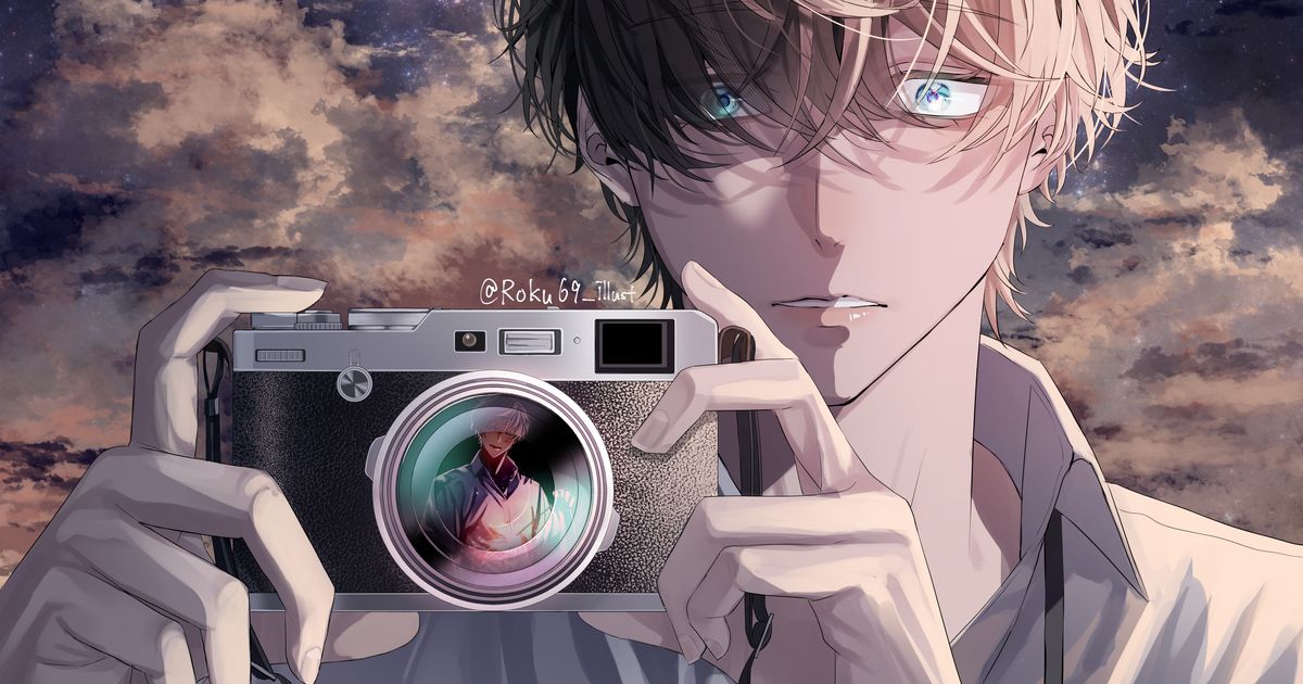 Drawings of Guys With Cameras - Will You Be My Muse?