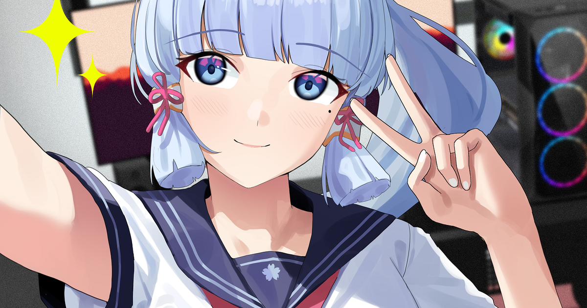  自拍插画特辑 