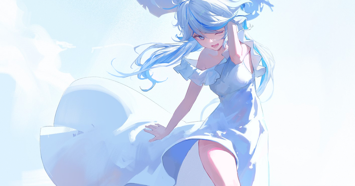  水蓝色插画特辑 