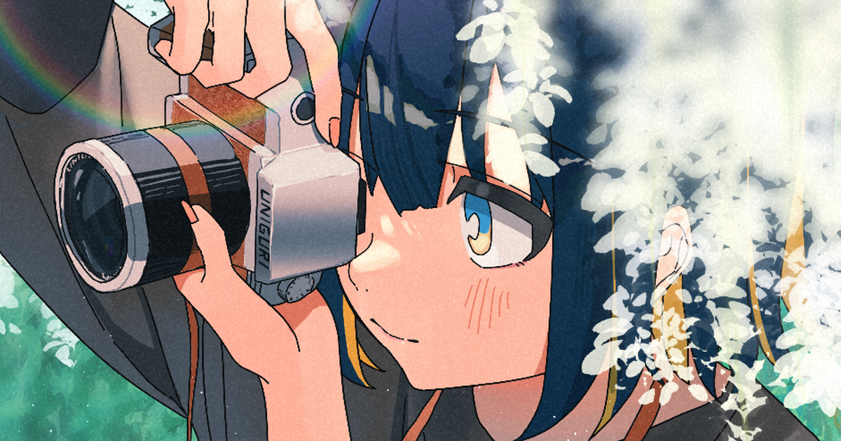  相机女子插画特辑 