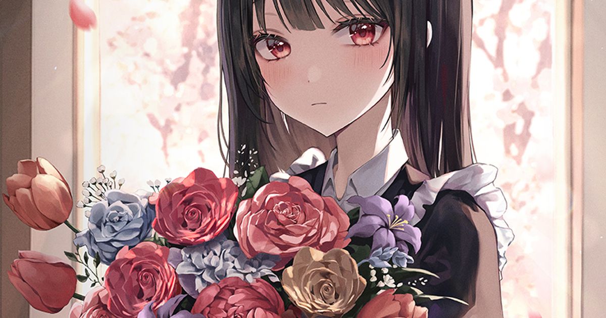  花束插画特辑 