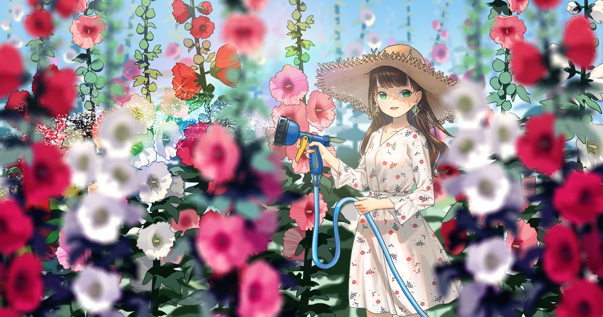 强烈的日光与泥土的芳香。感受那长势旺盛的“夏花”。