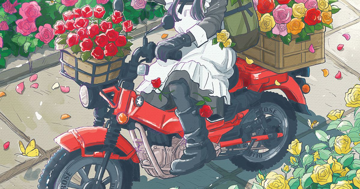  摩托车插画特辑 