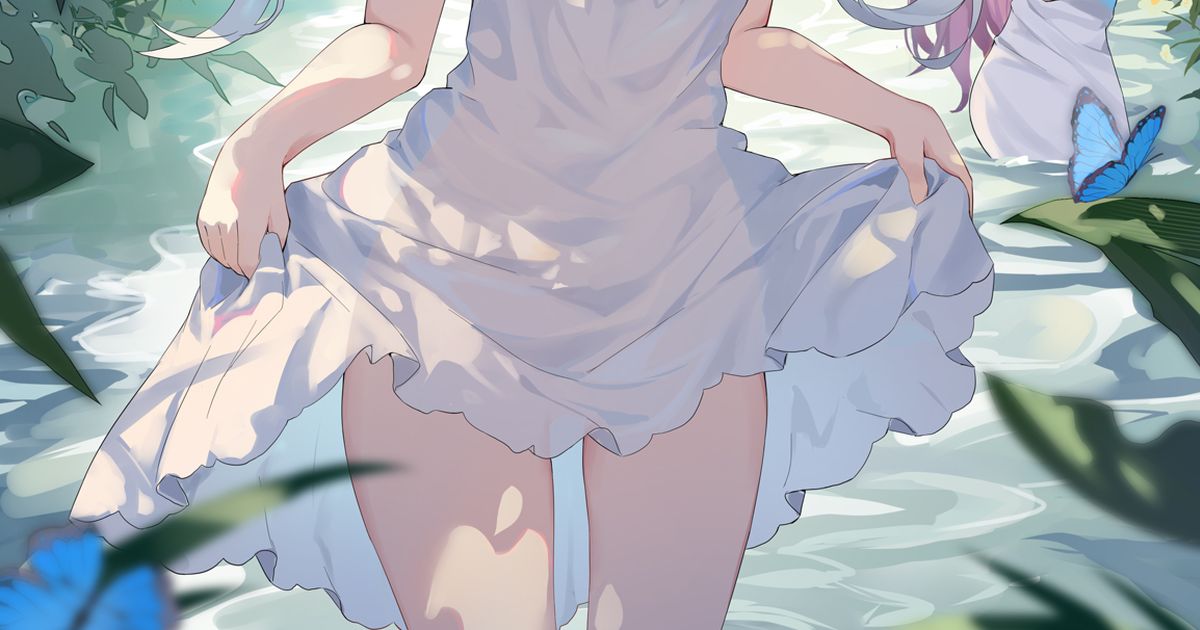 「提起裙摆」插画特辑 