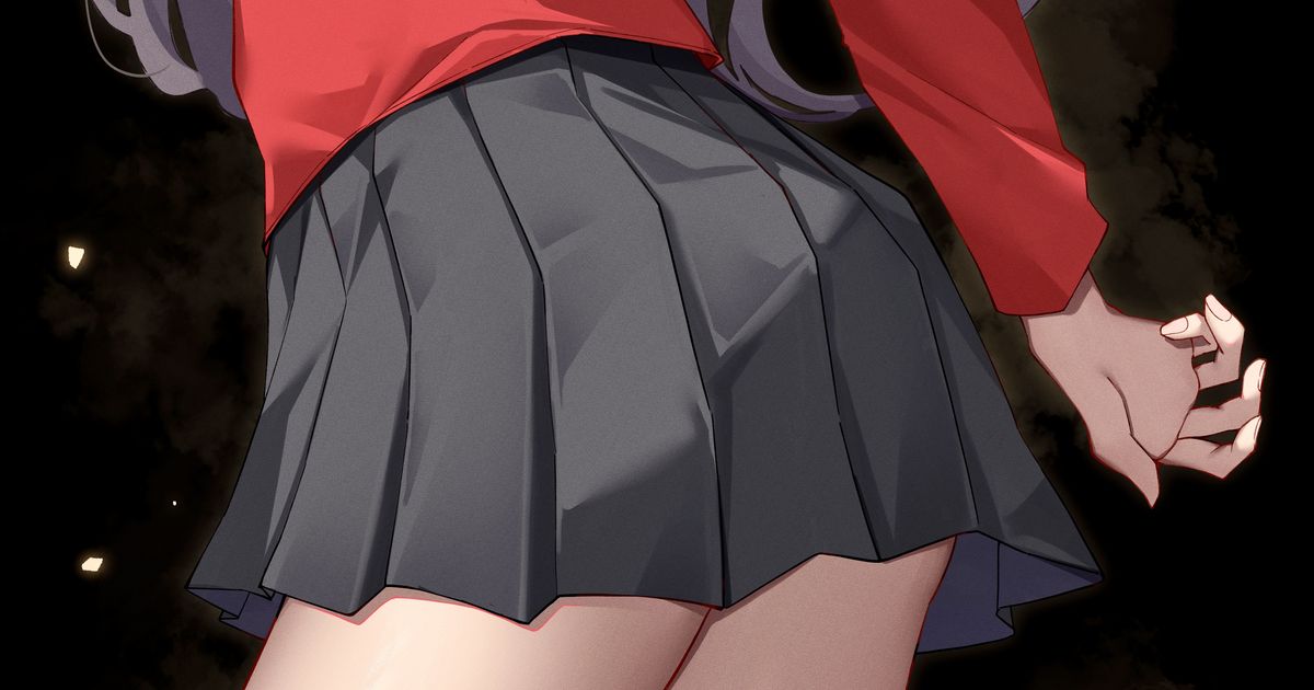 Drawings Featuring Pleated Skirts - An Adorable Swish