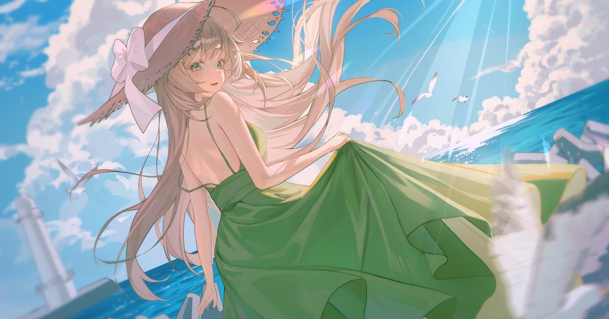  「提起裙摆」插画特辑 