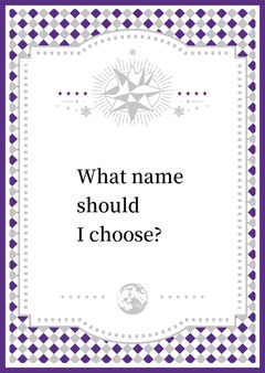 What name should I choose? 1