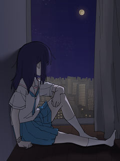 月に向かって