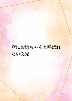 穹にお姉ちゃんと呼ばれたい爻光
