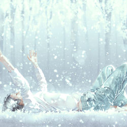 This is a pixiv picture whose title is 深雪.