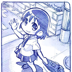 This is a pixiv picture whose title is じゃあね.