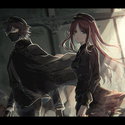 This is a pixiv picture whose title is ▨.