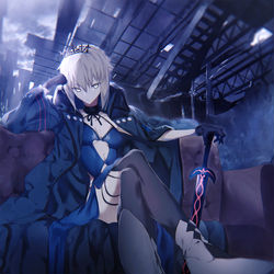 This is a pixiv picture whose title is メイド王.