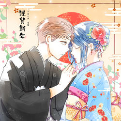 This is a pixiv picture whose title is 2019.