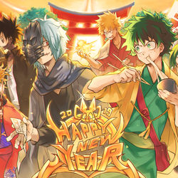 This is a pixiv picture whose title is happy new year 2019 !!.