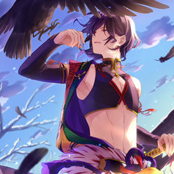 This is a pixiv picture whose title is 2019.