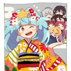 This is a pixiv picture whose title is あけおめです.