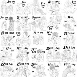This is a pixiv picture whose title is 31 days of Ochabowl.
