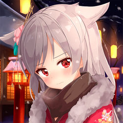 This is a pixiv picture whose title is 別にお前のために着たんじゃない…….