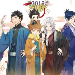 This is a pixiv picture whose title is 2019あけおめ.