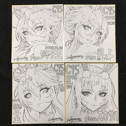 This is a pixiv picture whose title is C95色紙まとめ.