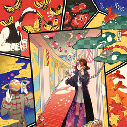 This is a pixiv picture whose title is 二〇一九.