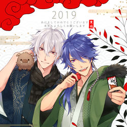 This is a pixiv picture whose title is あけましておめでとうございます！！2019.