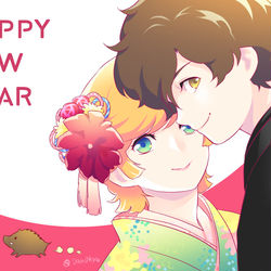 This is a pixiv picture whose title is あけましておめでとうございます！その２.