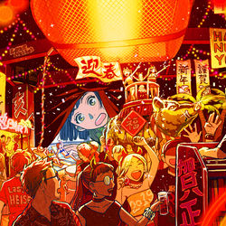 This is a pixiv picture whose title is 炬燵下ナイトフィーバー.