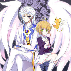 This is a pixiv picture whose title is ユエさんとさくらちゃん.