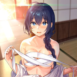 This is a pixiv picture whose title is 『・・・ばらけちゃった』.