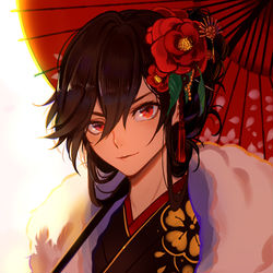 This is a pixiv picture whose title is ノッブ.