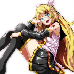 This is a pixiv picture whose title is 【鏡音リン】 大人リンちゃん.