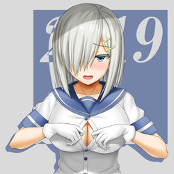 This is a pixiv picture whose title is ”開け”おめ.