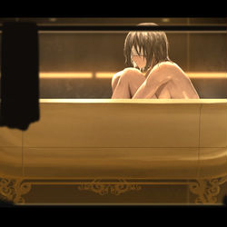 This is a pixiv picture whose title is Midnight Bath.
