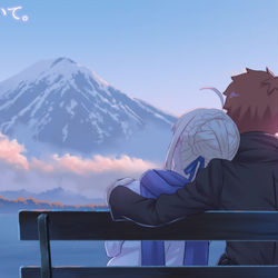 This is a pixiv picture whose title is ずっとそばにいて….