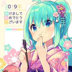 This is a pixiv picture whose title is 2019年.