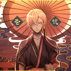 This is a pixiv picture whose title is 1/2.