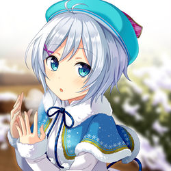 This is a pixiv picture whose title is 冬服シロちゃん.
